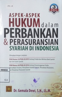 Image of Aspek-aspek hukum dalam perbankan & perasuransian syariah di indonesia