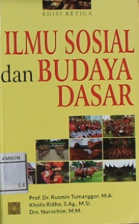 Image of Ilmu sosial dan budaya dasar