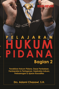 Image of Pelajaran hukum pidana: bagian 2