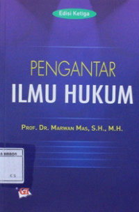 Image of Pengantar ilmu hukum
