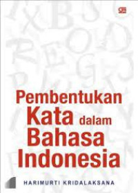 Image of Pembentukan kata dalam bahasa Indonesia