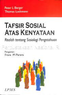 Image of Tafsir sosial atas kenyataan
